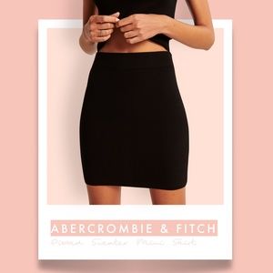 ABERCROMBIE & FITCH - Ribbed Sweater Mini Skirt - NWT